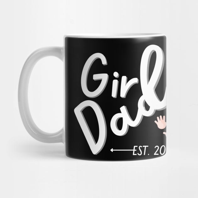 Mens Girl Dad Est 2023 First Time Girl Daddy New Dad Expecting by IYearDesign